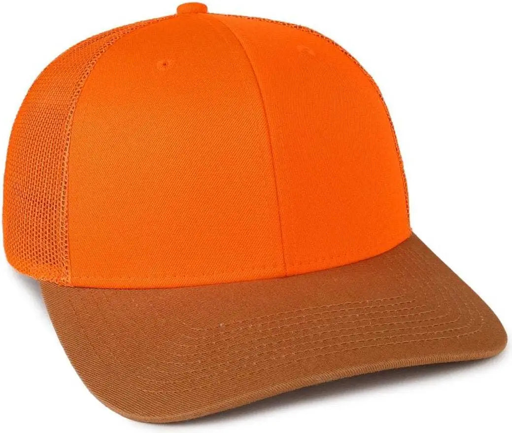 Oc Sports Oc771 Adjustable Mesh Back Cap - Blaze Old Gold