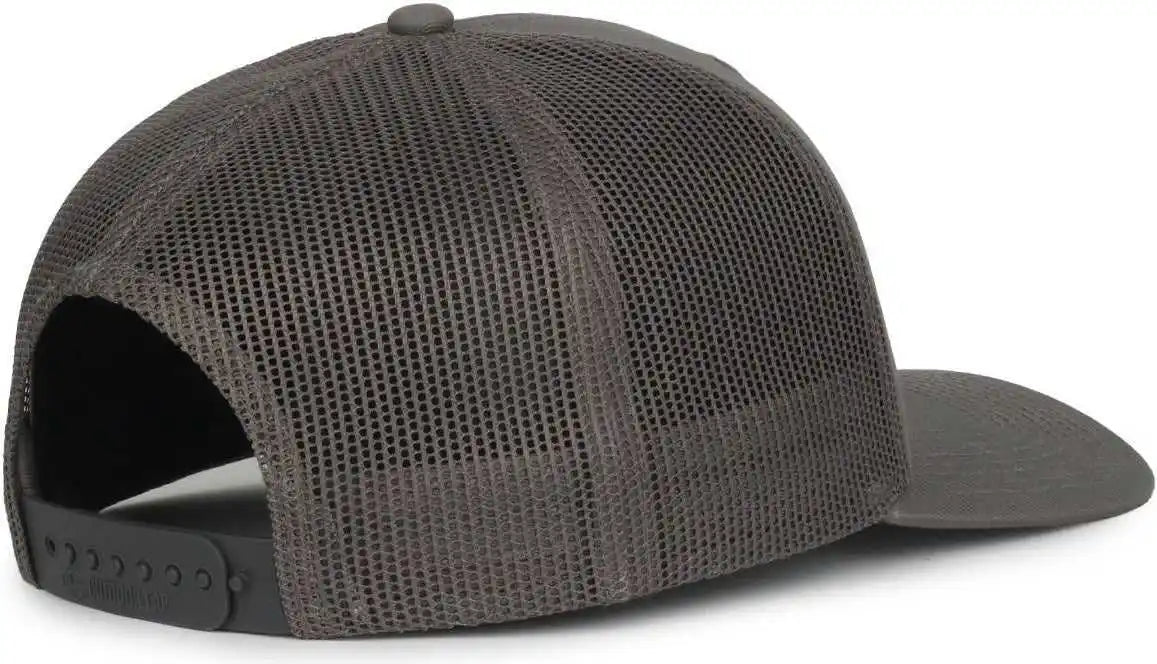 Oc Sports Oc771 Adjustable Mesh Back Cap - Charcoal - Dark Gray / Osfm