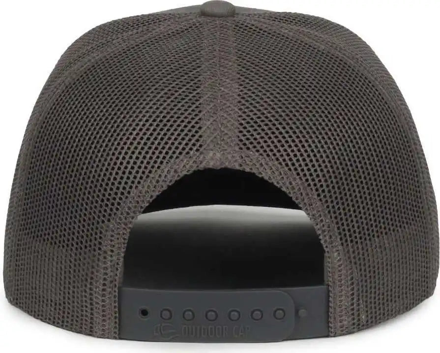 Oc Sports Oc771 Adjustable Mesh Back Cap - Charcoal - Dark Gray / Osfm