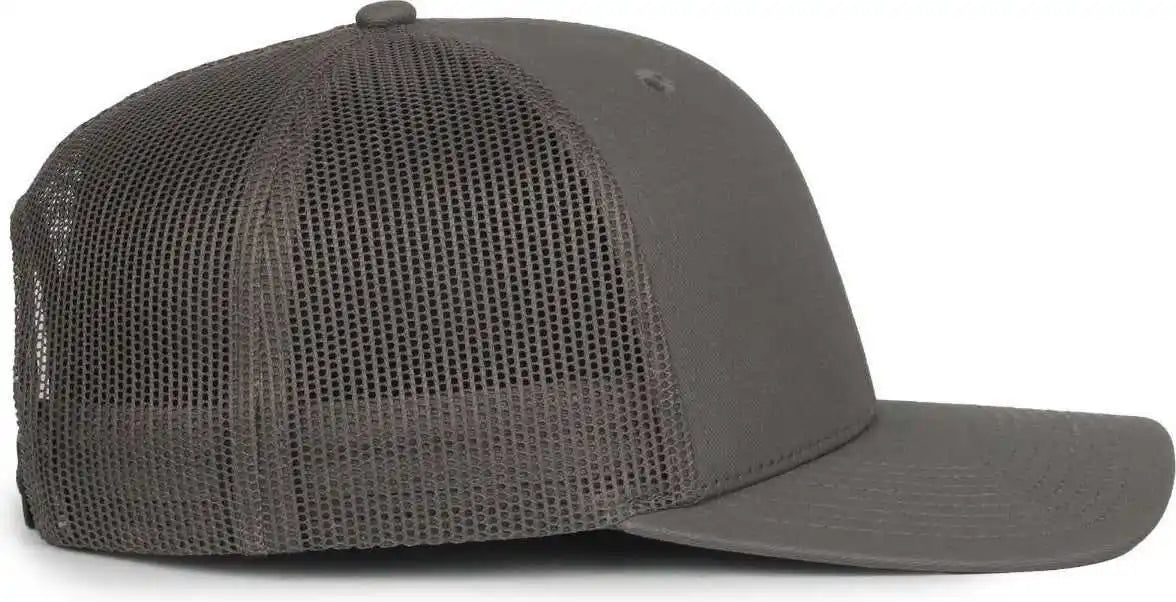 Oc Sports Oc771 Adjustable Mesh Back Cap - Charcoal - Dark Gray / Osfm