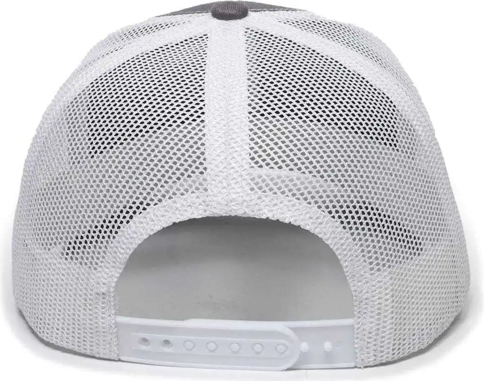 Oc Sports Oc771 Adjustable Mesh Back Cap - Charcoal White