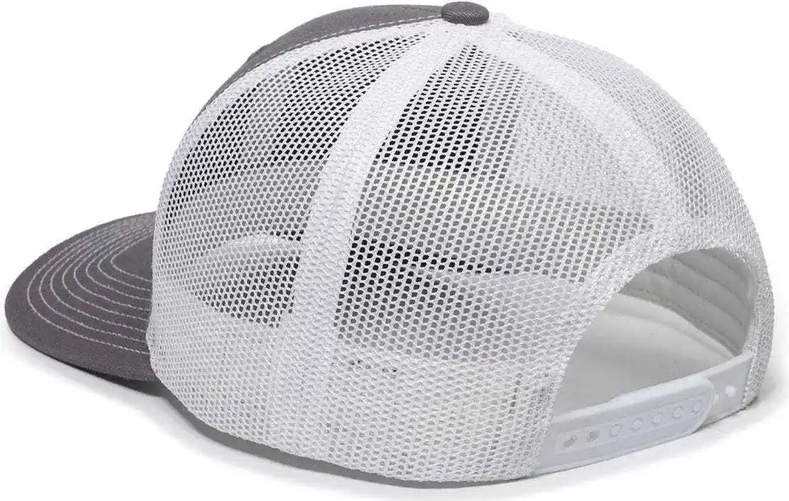 Oc Sports Oc771 Adjustable Mesh Back Cap - Charcoal White