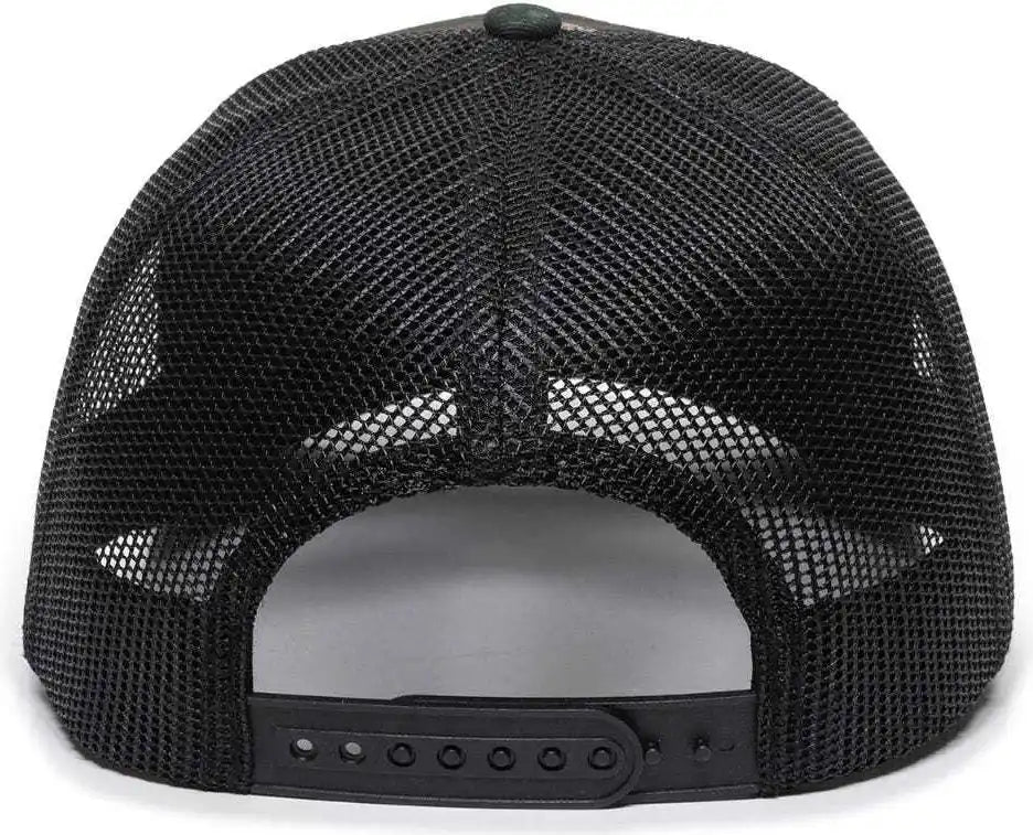 Oc Sports Oc771 Adjustable Mesh Back Cap - Generic Camo Black - Green / 6 7/8’’ - 7 1/2’’