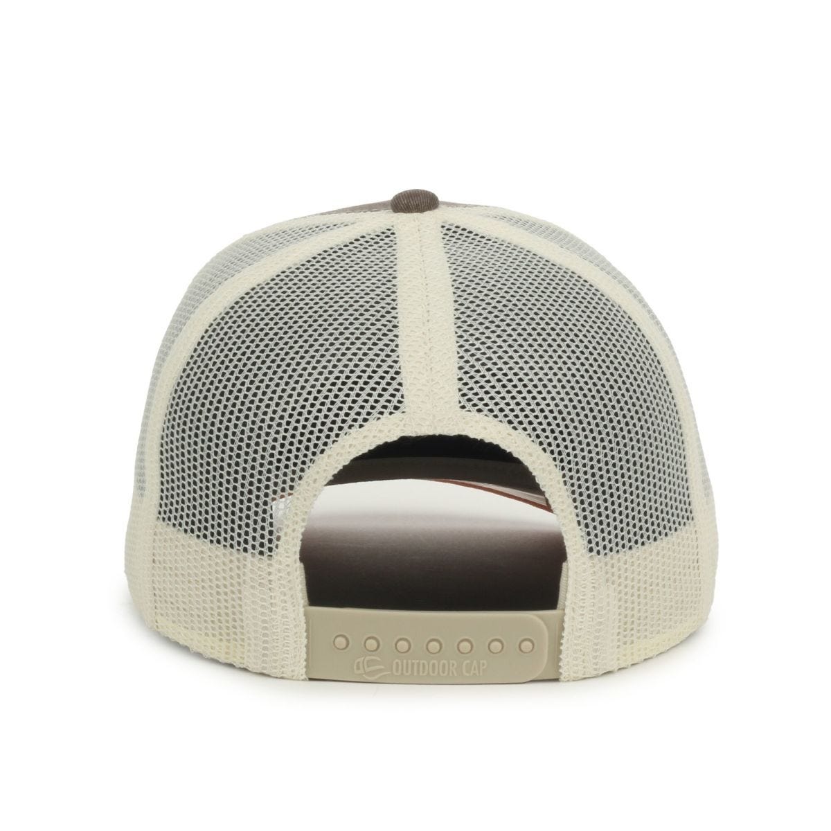 Oc Sports Oc771 Adjustable Mesh Back Cap - Heathered Brown Putty Rust