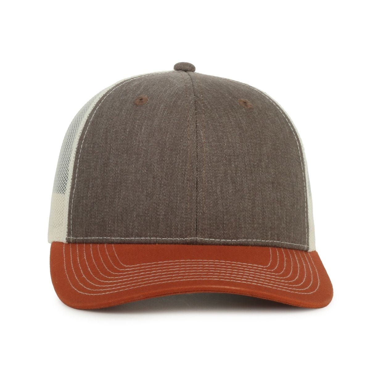 Oc Sports Oc771 Adjustable Mesh Back Cap - Heathered Brown Putty Rust