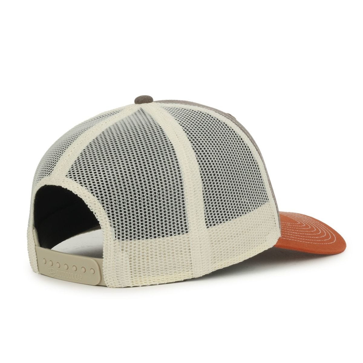 Oc Sports Oc771 Adjustable Mesh Back Cap - Heathered Brown Putty Rust