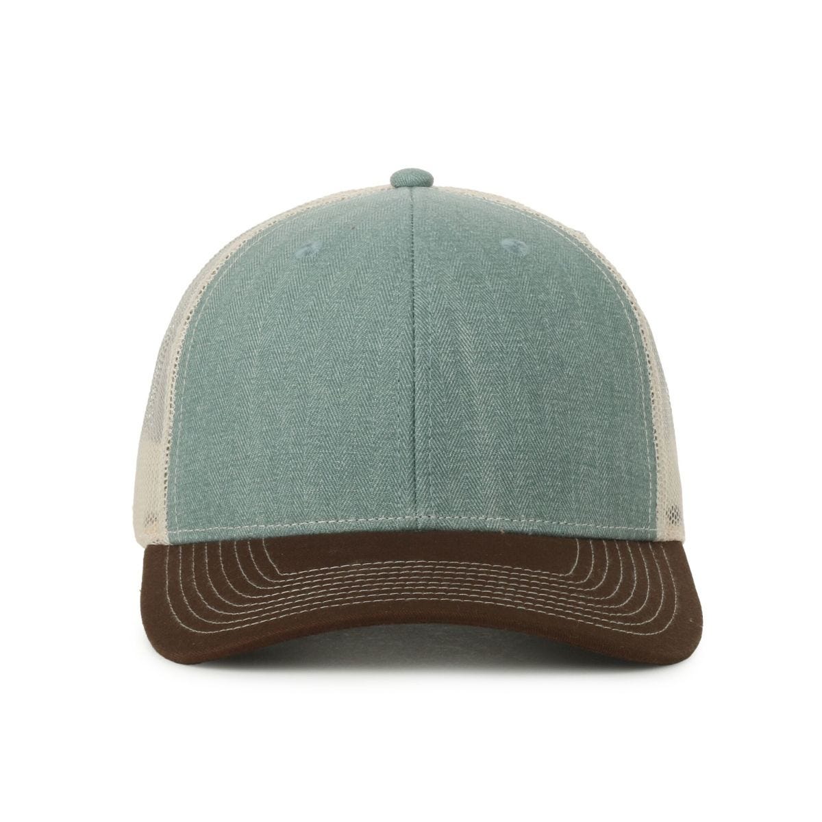 Oc Sports Oc771 Adjustable Mesh Back Cap - Herringbone Ocean Putty Brown