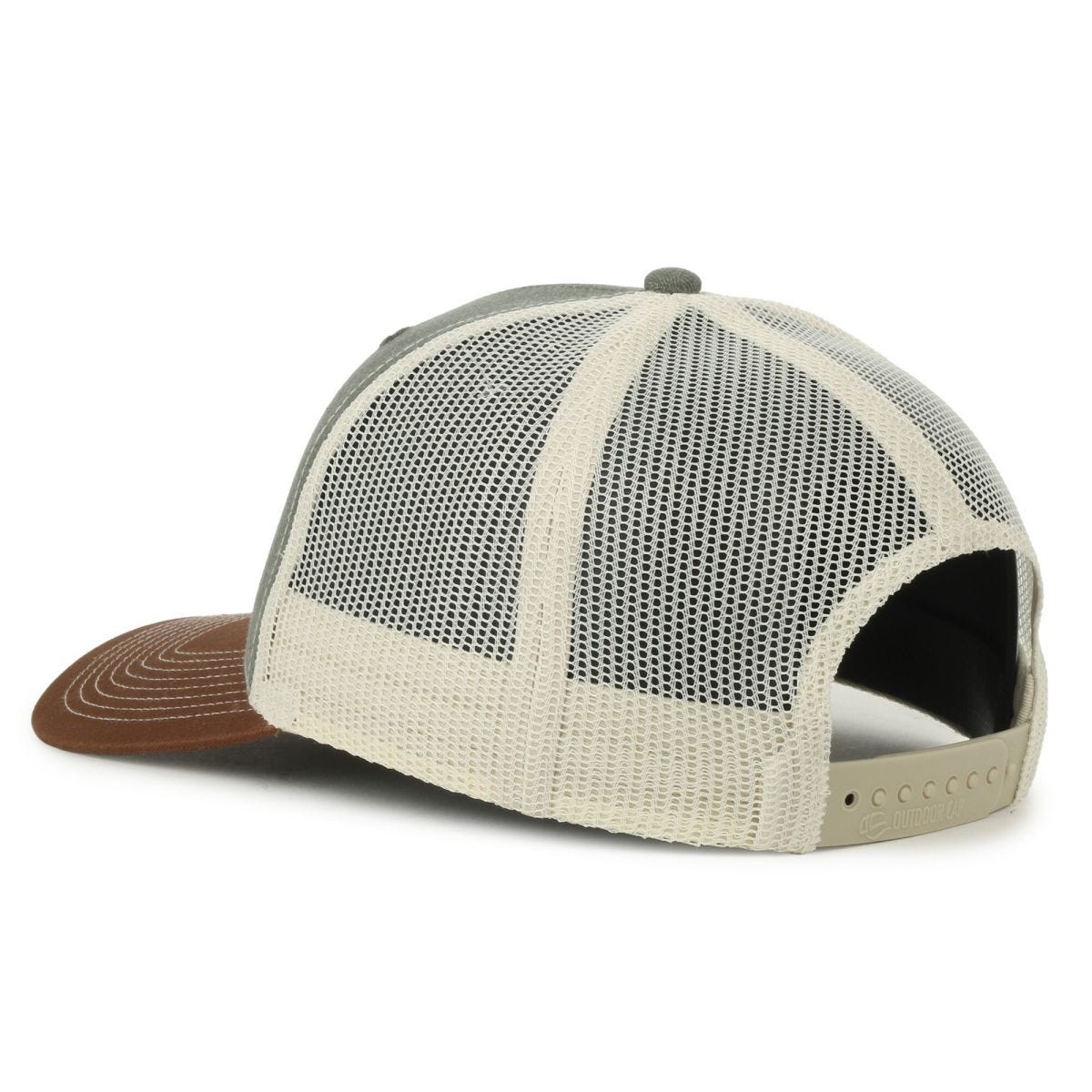 Oc Sports Oc771 Adjustable Mesh Back Cap - Herringbone Olive Putty Light Brown