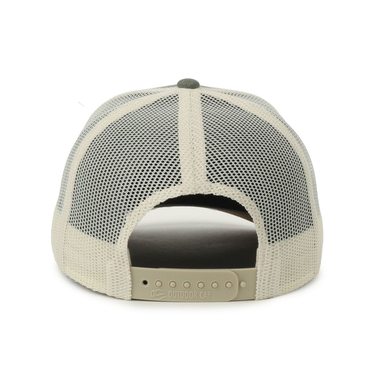 Oc Sports Oc771 Adjustable Mesh Back Cap - Herringbone Olive Putty Light Brown
