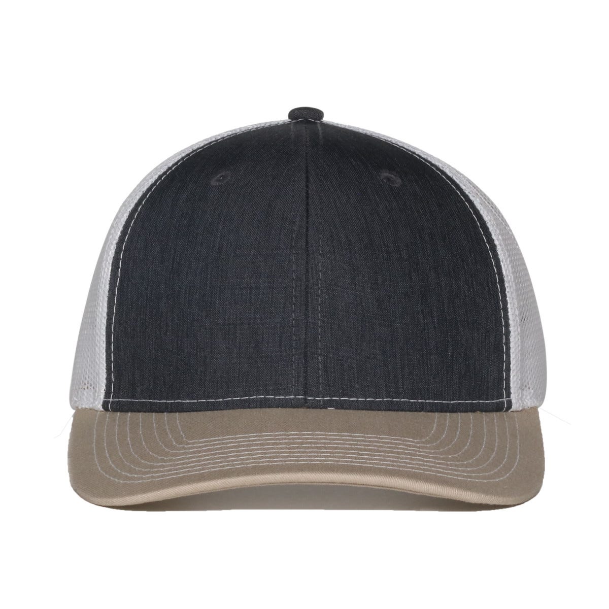 Oc Sports Oc771 Adjustable Mesh Back Cap - Ln Heathered Charcoal White Khaki