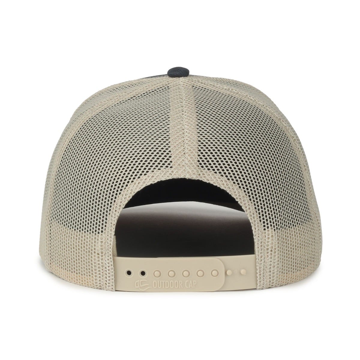 Oc Sports Oc771 Adjustable Mesh Back Cap - Ln Heathered Navy Khaki Duk Brown