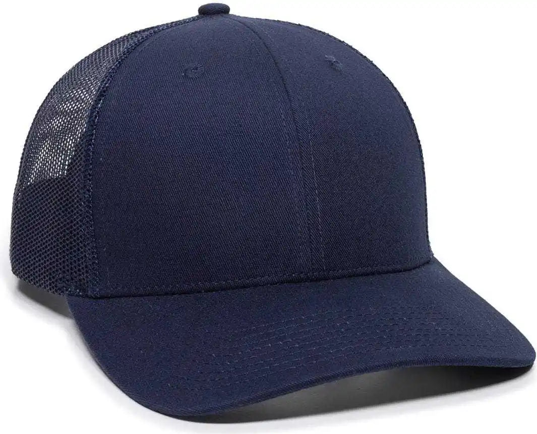 Oc Sports Oc771 Adjustable Mesh Back Cap - Navy - 6 7/8’’ - 7 1/2’’