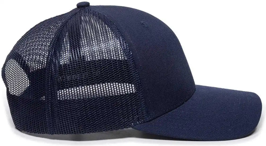 Oc Sports Oc771 Adjustable Mesh Back Cap - Navy - 6 7/8’’ - 7 1/2’’