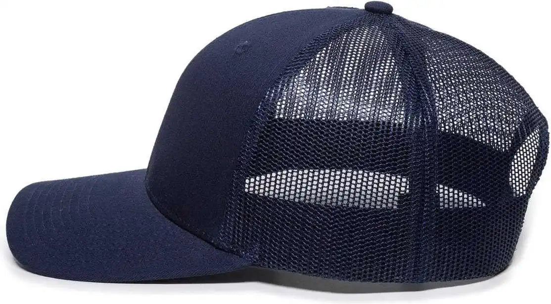Oc Sports Oc771 Adjustable Mesh Back Cap - Navy - 6 7/8’’ - 7 1/2’’
