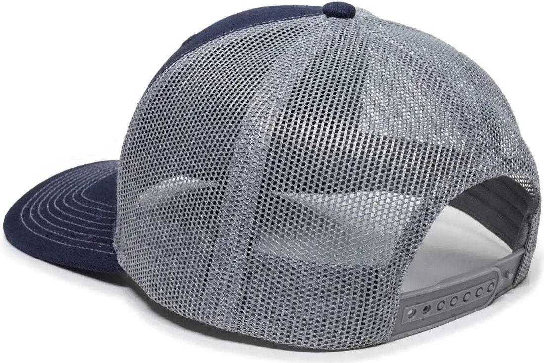 Oc Sports Oc771 Adjustable Mesh Back Cap - Navy Gray - 6 7/8’’ - 7 1/2’’