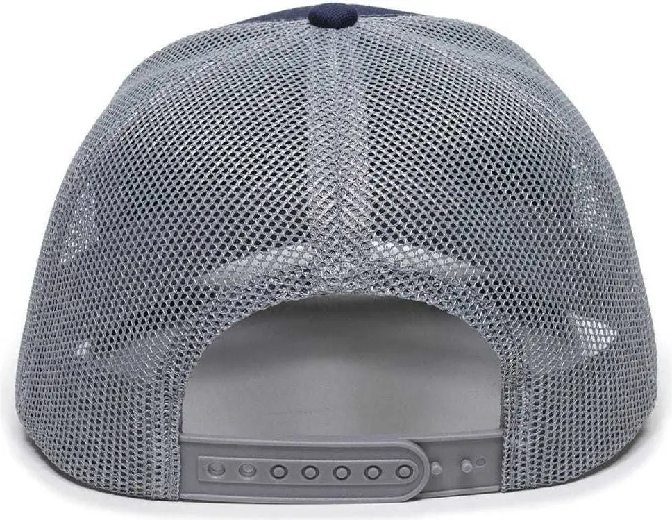 Oc Sports Oc771 Adjustable Mesh Back Cap - Navy Gray - 6 7/8’’ - 7 1/2’’