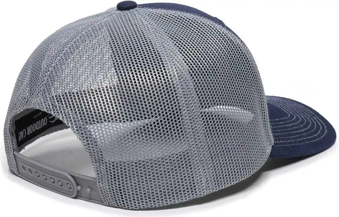 Oc Sports Oc771 Adjustable Mesh Back Cap - Navy Gray - 6 7/8’’ - 7 1/2’’