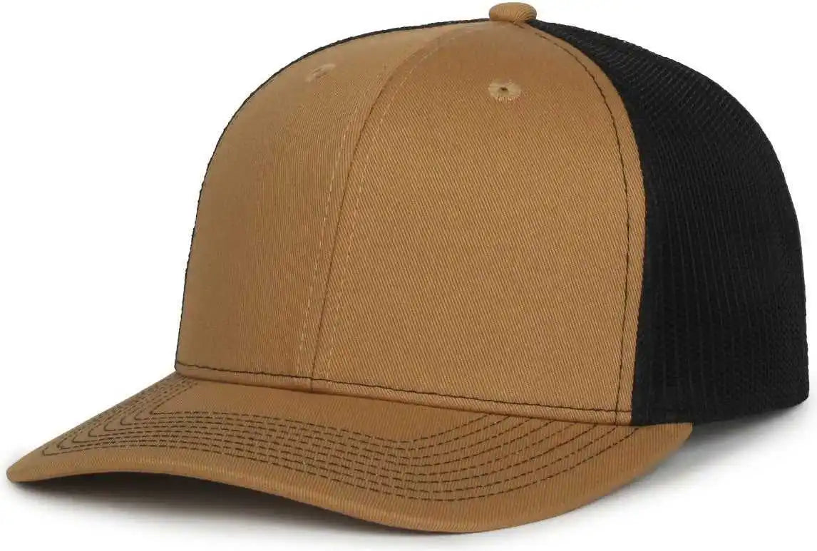 Oc Sports Oc771 Adjustable Mesh Back Cap - Old Gold Black - Osfm