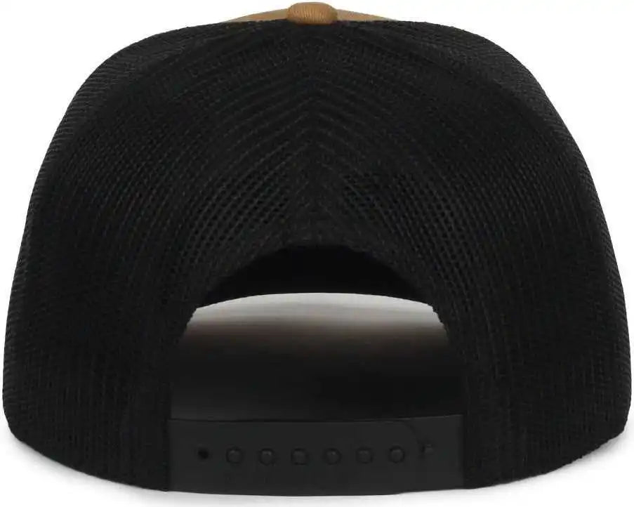 Oc Sports Oc771 Adjustable Mesh Back Cap - Old Gold Black - Osfm