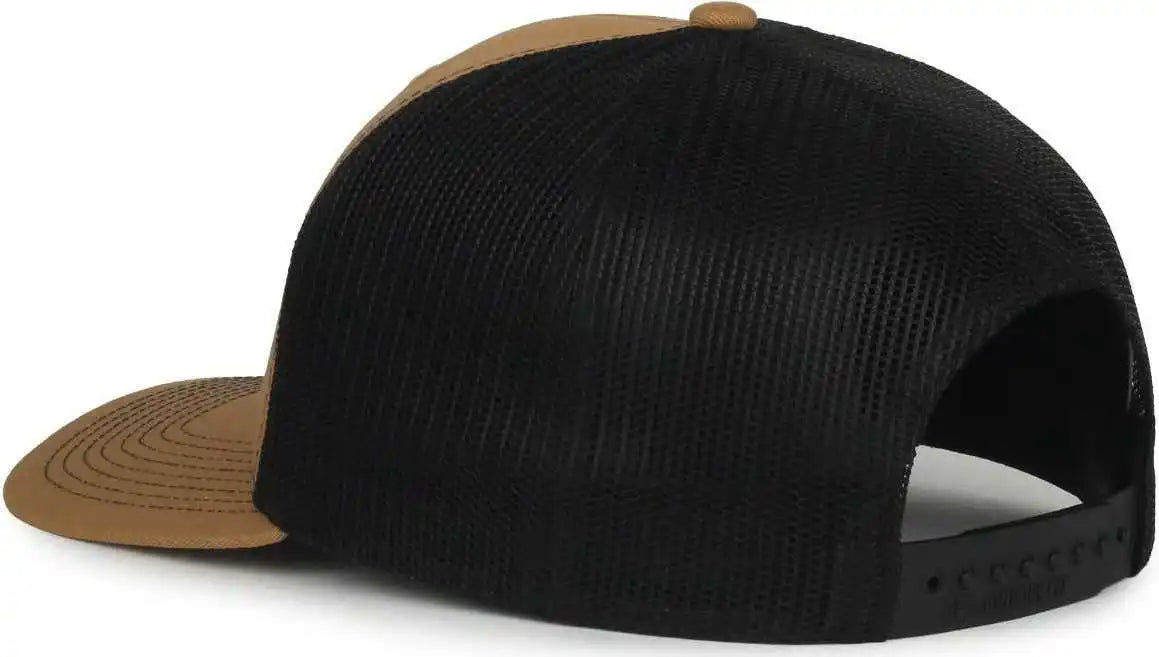 Oc Sports Oc771 Adjustable Mesh Back Cap - Old Gold Black - Osfm