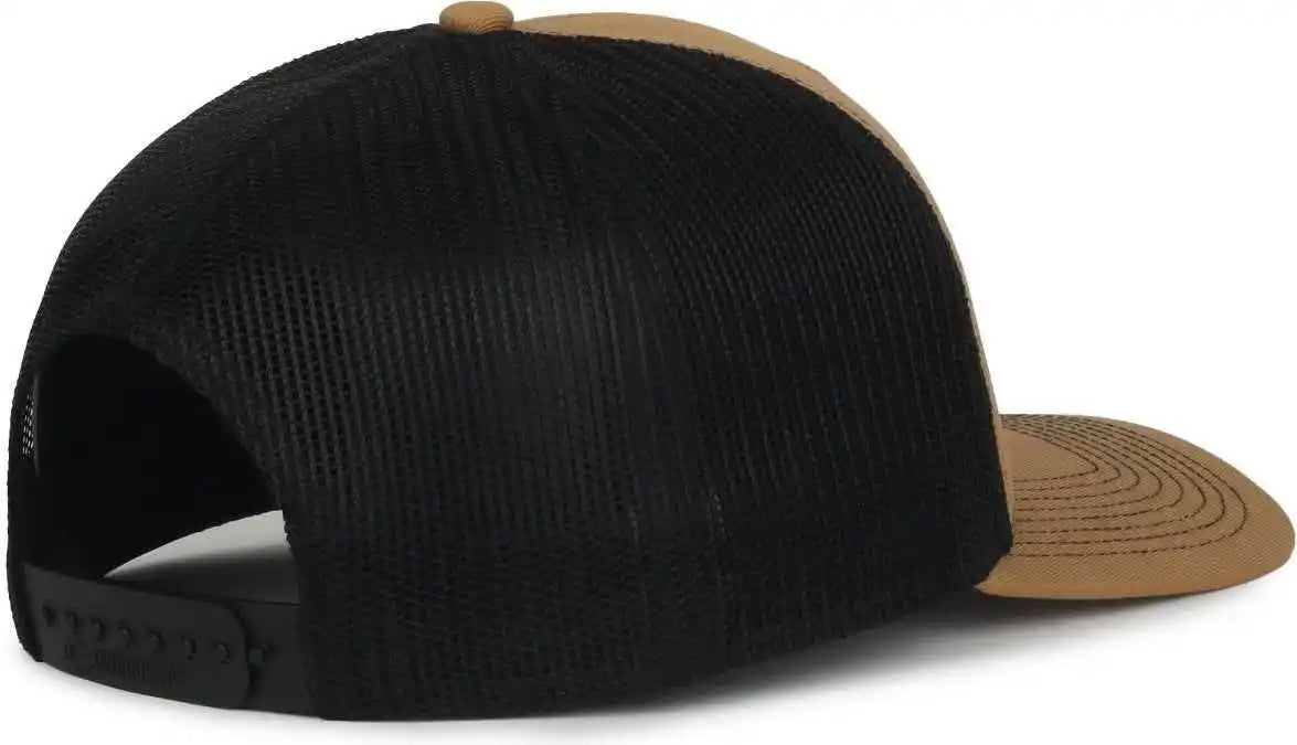 Oc Sports Oc771 Adjustable Mesh Back Cap - Old Gold Black - Osfm