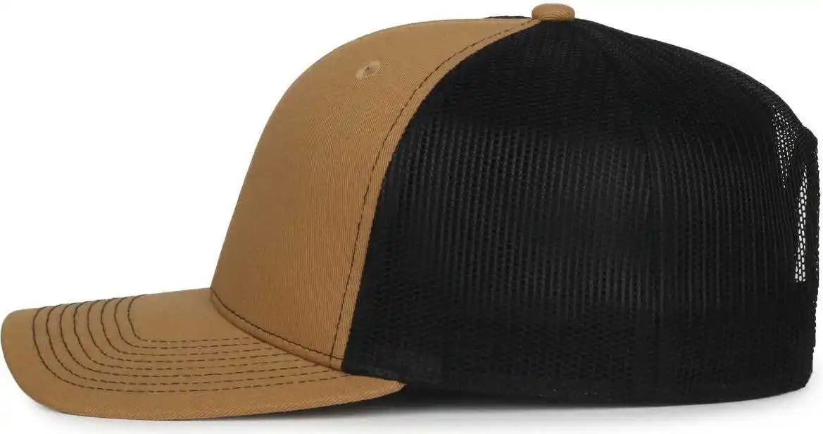 Oc Sports Oc771 Adjustable Mesh Back Cap - Old Gold Black - Osfm