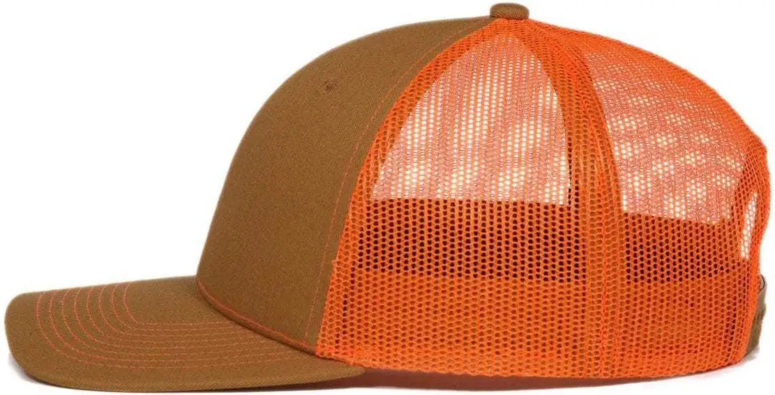 Oc Sports Oc771 Adjustable Mesh Back Cap - Old Gold Blaze