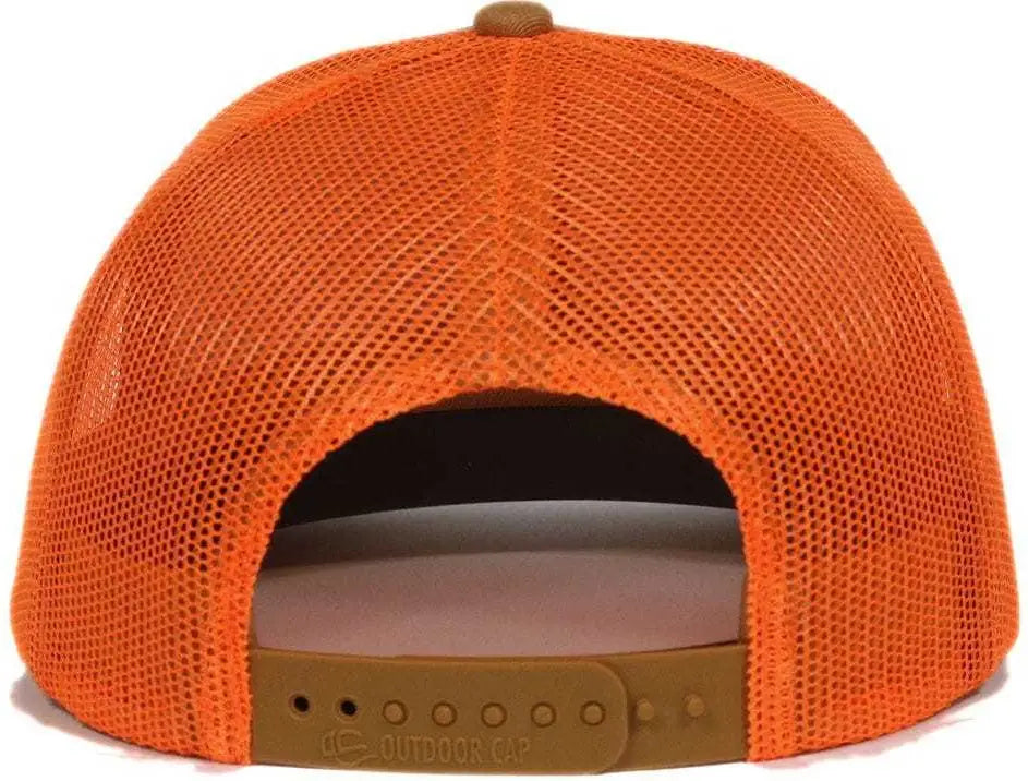 Oc Sports Oc771 Adjustable Mesh Back Cap - Old Gold Blaze