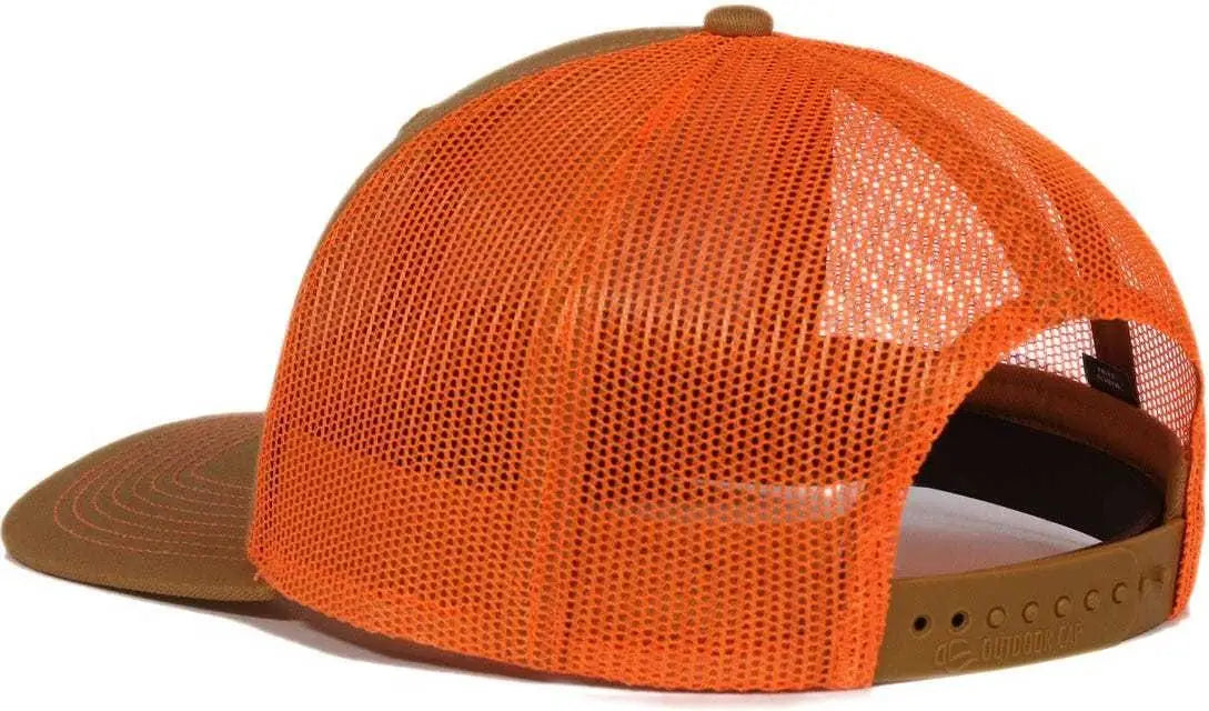 Oc Sports Oc771 Adjustable Mesh Back Cap - Old Gold Blaze
