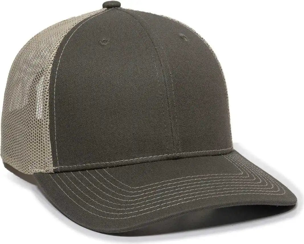 Oc Sports Oc771 Adjustable Mesh Back Cap - Olive Khaki - 6 7/8’’ - 7 1/2’’
