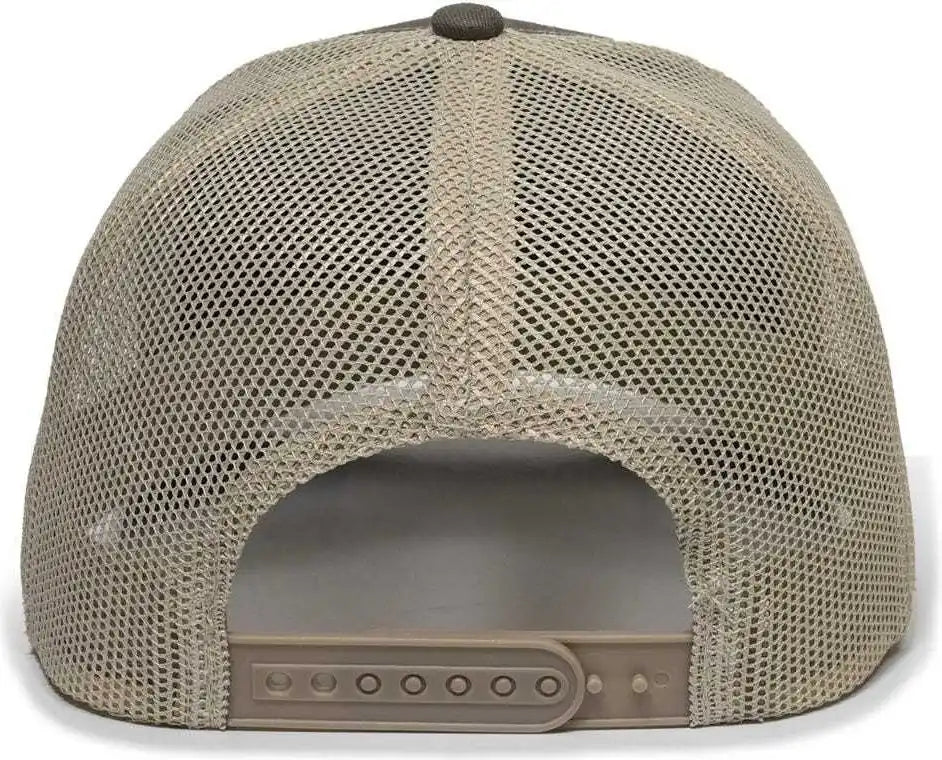 Oc Sports Oc771 Adjustable Mesh Back Cap - Olive Khaki - 6 7/8’’ - 7 1/2’’