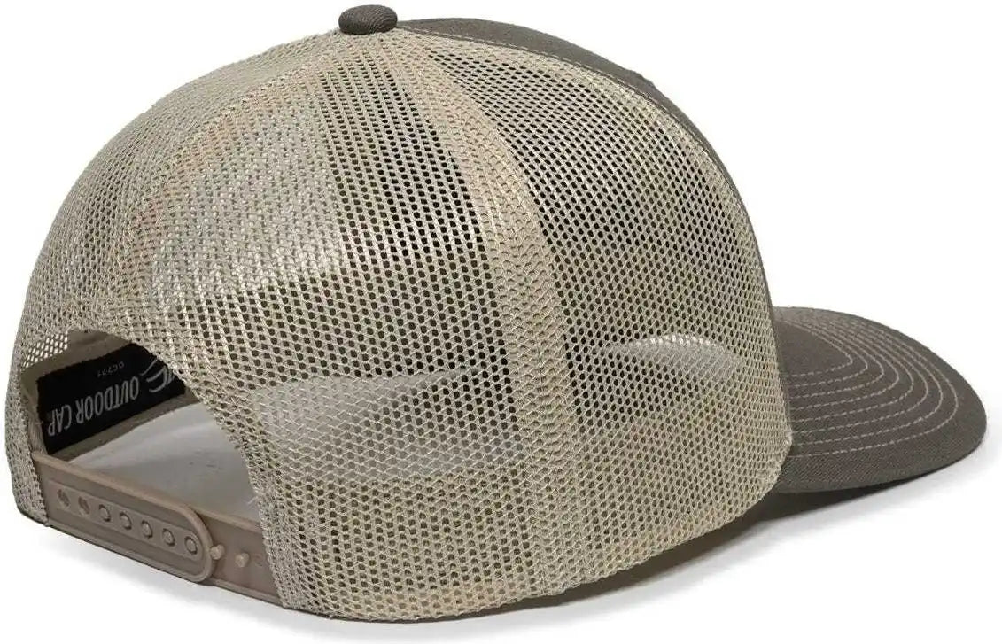 Oc Sports Oc771 Adjustable Mesh Back Cap - Olive Khaki - 6 7/8’’ - 7 1/2’’