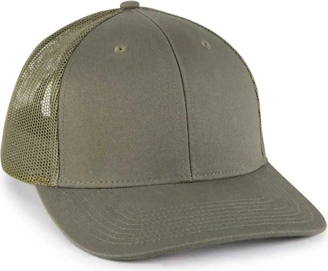 Oc Sports Oc771 Adjustable Mesh Back Cap - Olive - Osfm