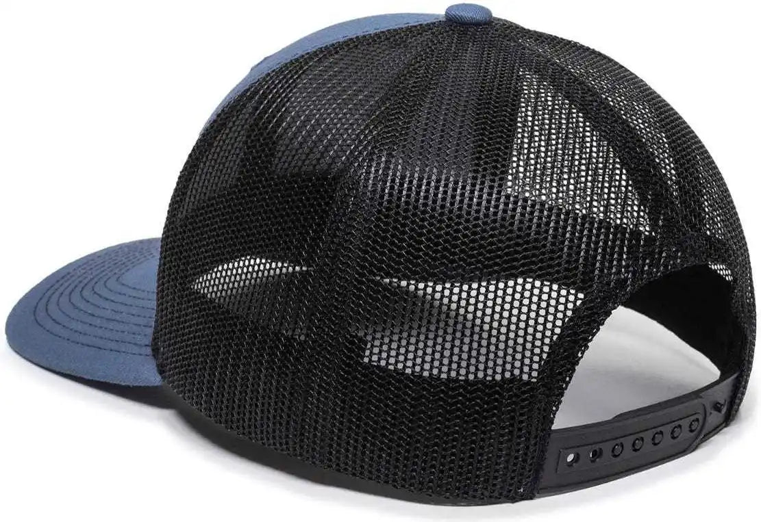 Oc Sports Oc771 Adjustable Mesh Back Cap - Slate Black - Navy / 6 7/8’’ - 7 1/2’’