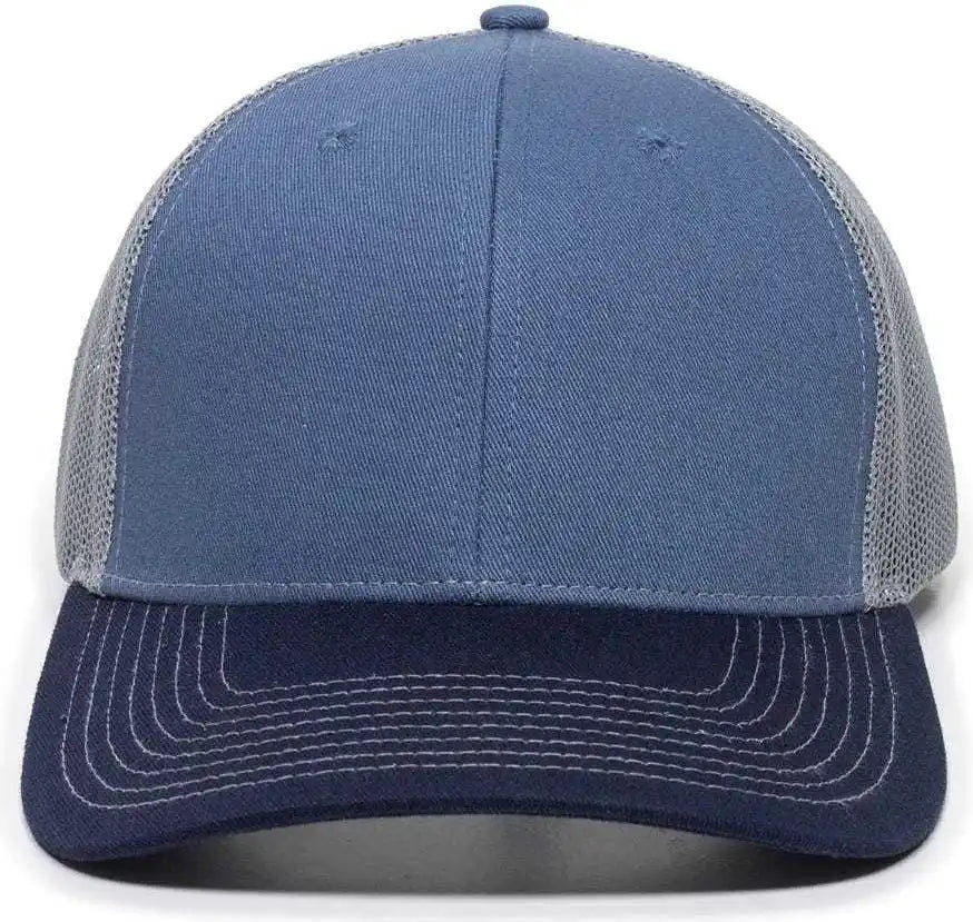 Oc Sports Oc771 Adjustable Mesh Back Cap - Slate Gray Navy - 6 7/8’’ - 7 1/2’’