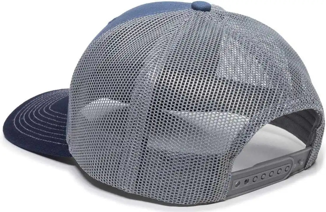 Oc Sports Oc771 Adjustable Mesh Back Cap - Slate Gray Navy - 6 7/8’’ - 7 1/2’’
