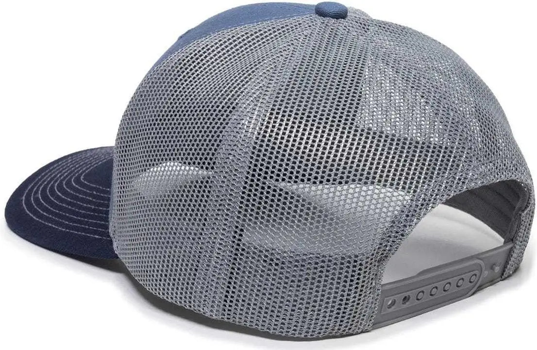 Oc Sports Oc771 Adjustable Mesh Back Cap - Slate Gray Navy - 6 7/8’’ - 7 1/2’’