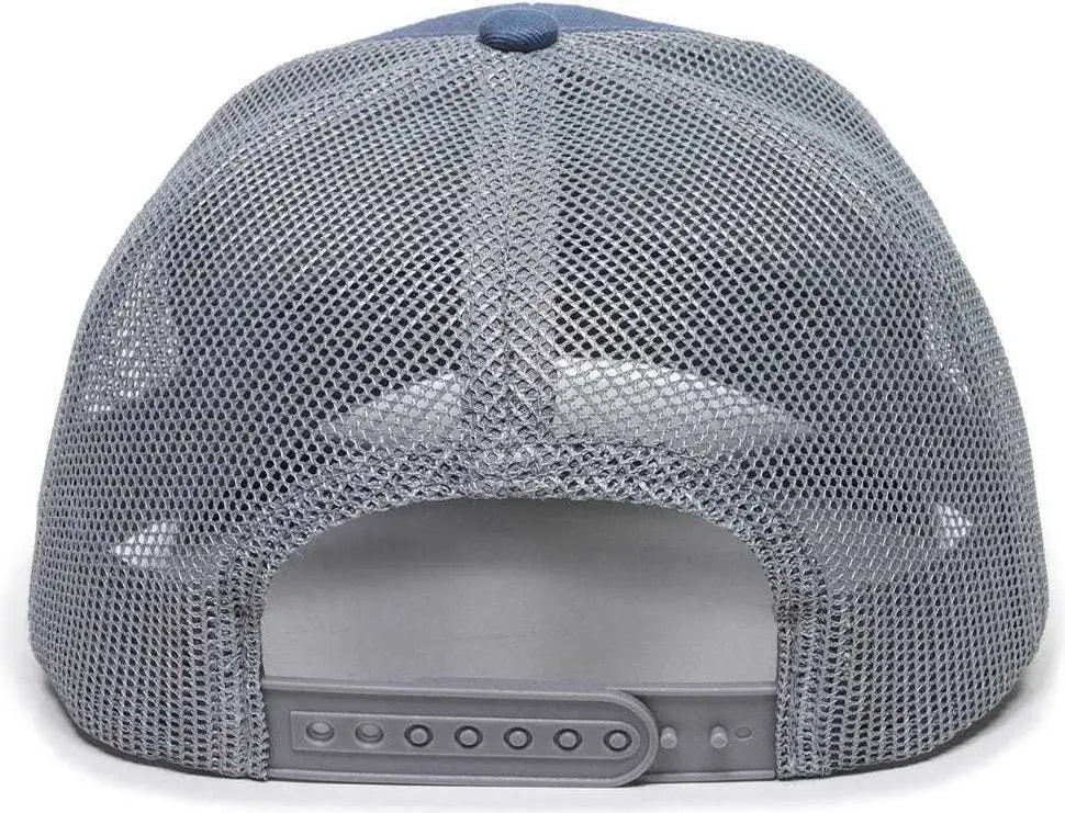 Oc Sports Oc771 Adjustable Mesh Back Cap - Slate Gray Navy - 6 7/8’’ - 7 1/2’’