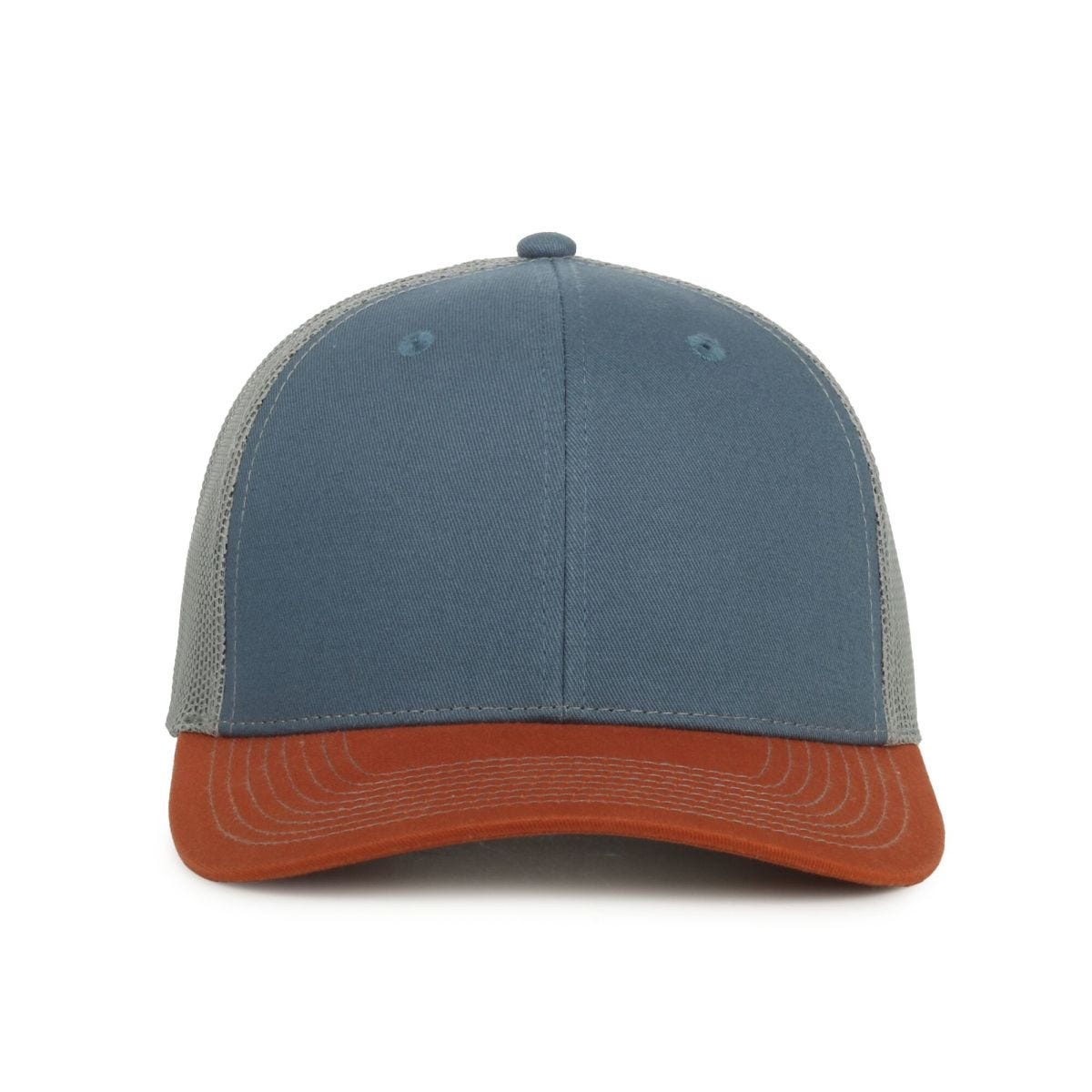 Oc Sports Oc771 Adjustable Mesh Back Cap - Slate Lt Grey Rust