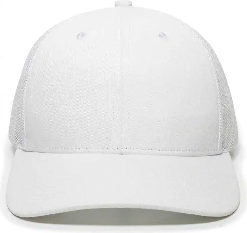 Oc Sports Oc771 Adjustable Mesh Back Cap - White - 6 7/8’’ - 7 1/2’’
