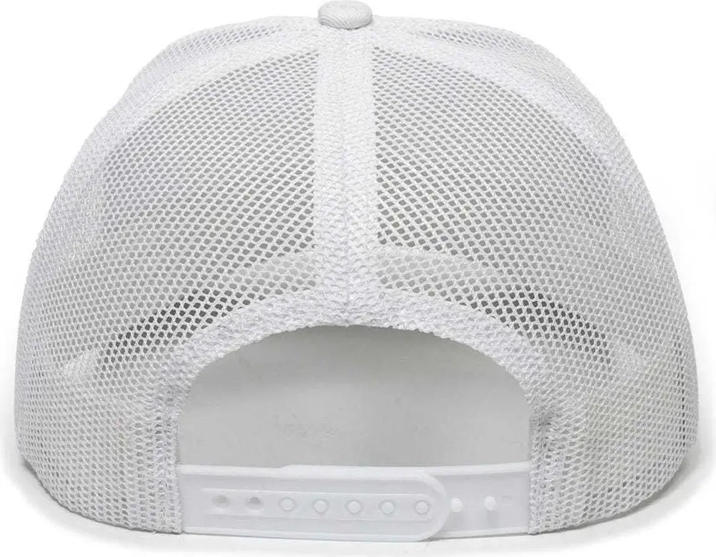 Oc Sports Oc771 Adjustable Mesh Back Cap - White - 6 7/8’’ - 7 1/2’’