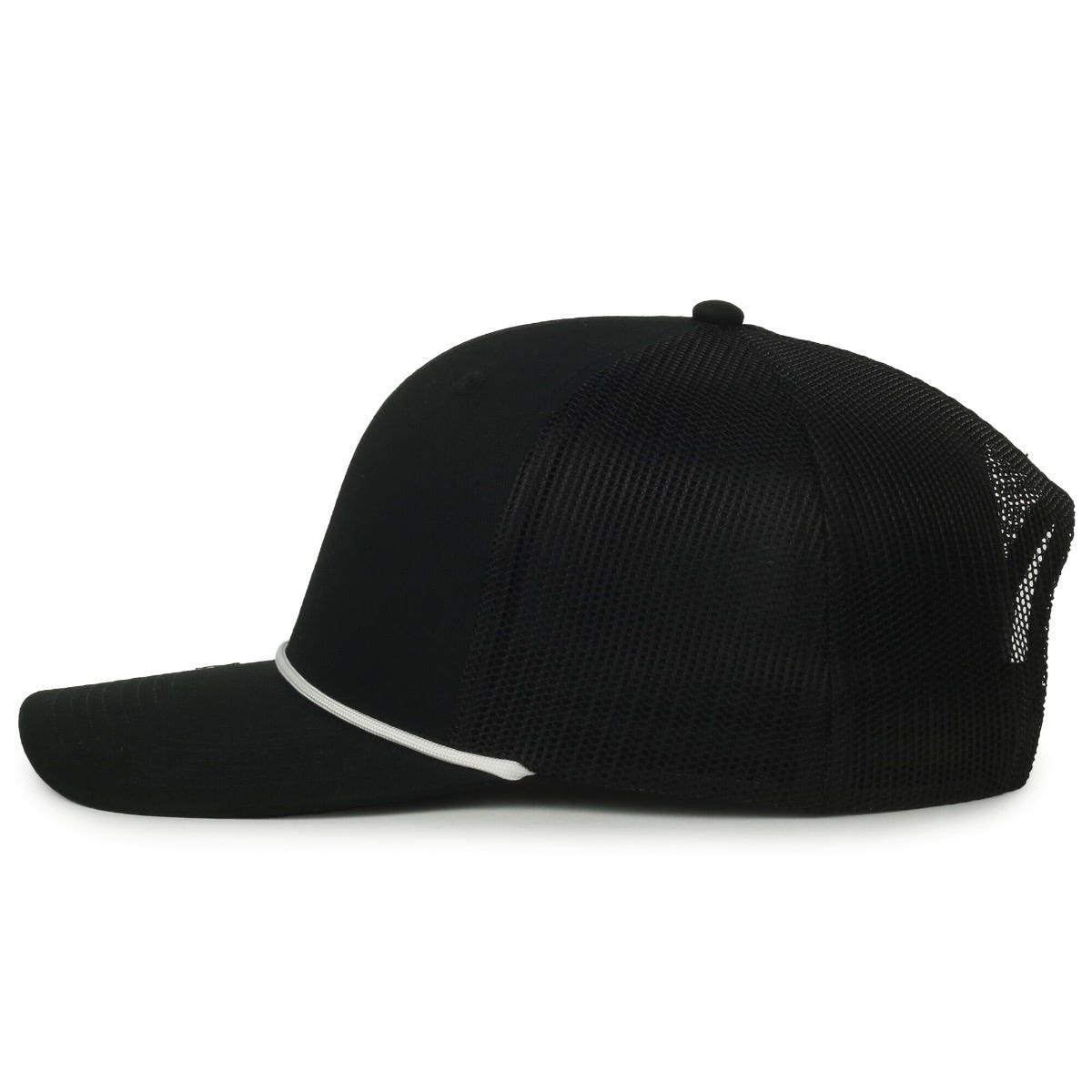 Oc Sports Oc771c Premium Modern Trucker with Cord Cap - Black White
