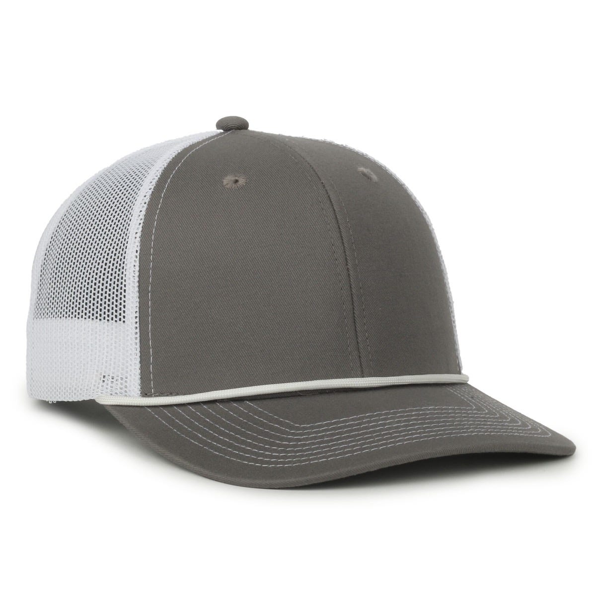 Oc Sports Oc771c Premium Modern Trucker with Cord Cap - Charcoal White
