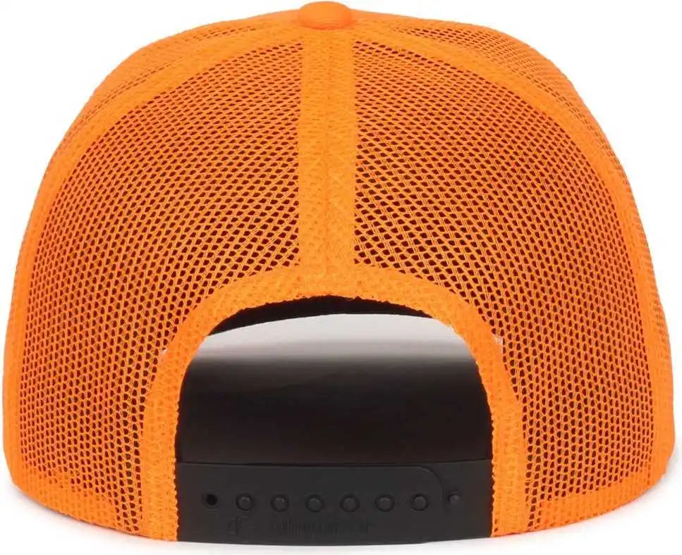 Oc Sports Oc771camo Adjustable Mesh Back Cap - Blaze - Osfm
