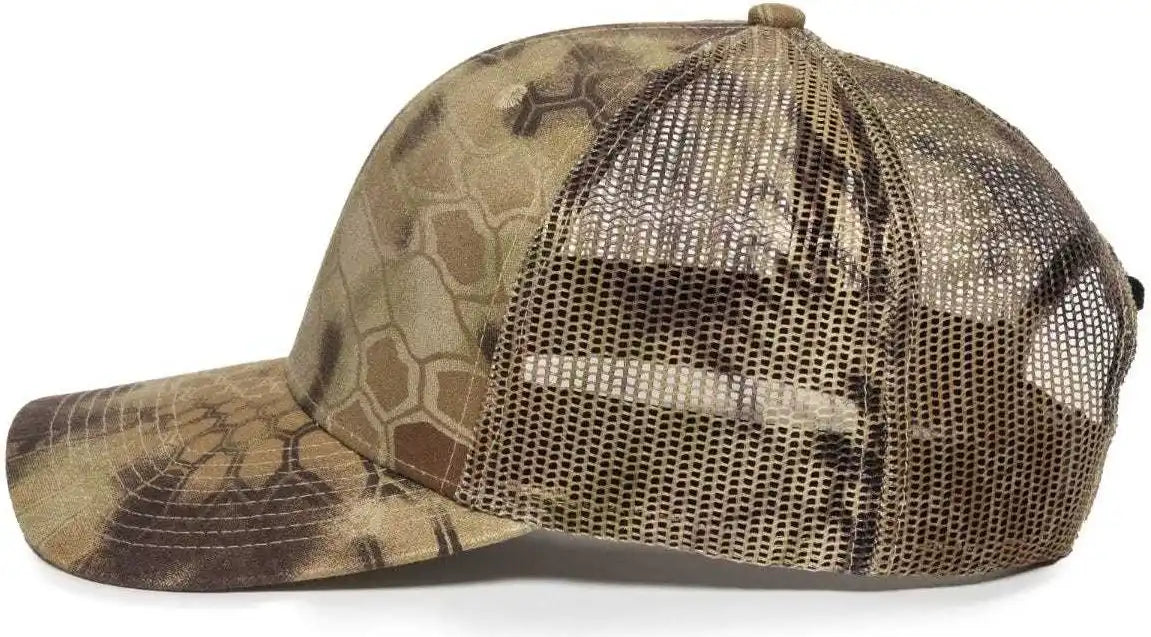 Oc Sports Oc771camo Adjustable Mesh Back Cap - Kryptek Highlander - 6 7/8’’ - 7 1/2’’