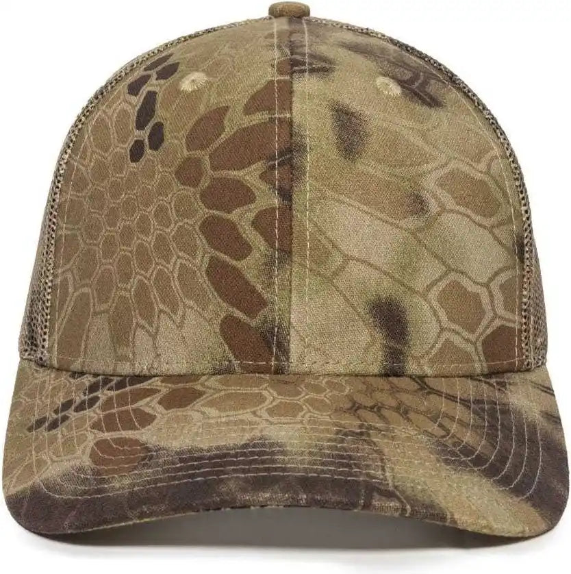 Oc Sports Oc771camo Adjustable Mesh Back Cap - Kryptek Highlander - 6 7/8’’ - 7 1/2’’