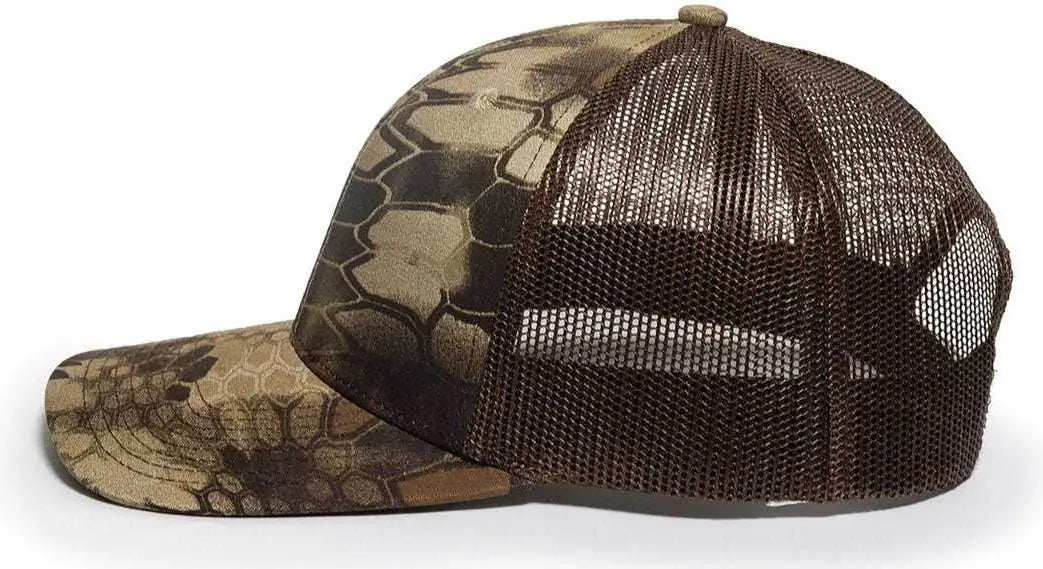 Oc Sports Oc771camo Adjustable Mesh Back Cap - Kryptek Highlander Brown - 6 7/8’’ - 7 1/2’’