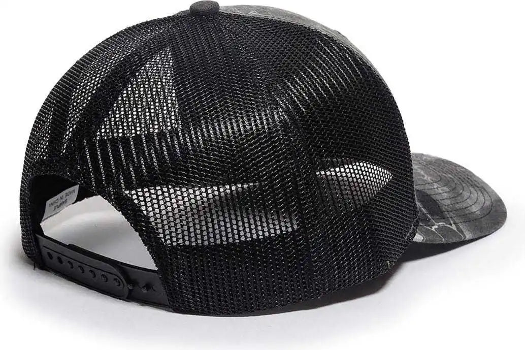 Oc Sports Oc771camo Adjustable Mesh Back Cap Kryptek Raid Black / 6 7/8’’ 7 1/2’’