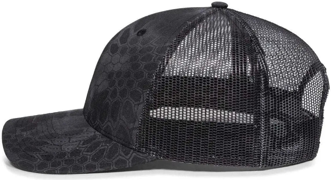 Oc Sports Oc771camo Adjustable Mesh Back Cap - Kryptek Typhon - 6 7/8’’ - 7 1/2’’