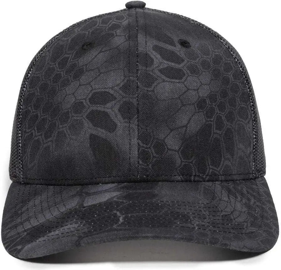 Oc Sports Oc771camo Adjustable Mesh Back Cap - Kryptek Typhon - 6 7/8’’ - 7 1/2’’